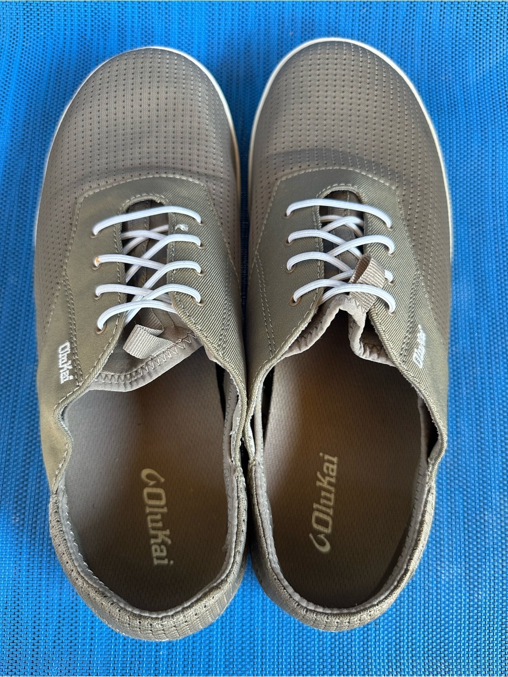 OluKai Nohea Moku Men's No Tie Boat Shoes Size 11 Color Clay/Tapa - Picture 5 of 12